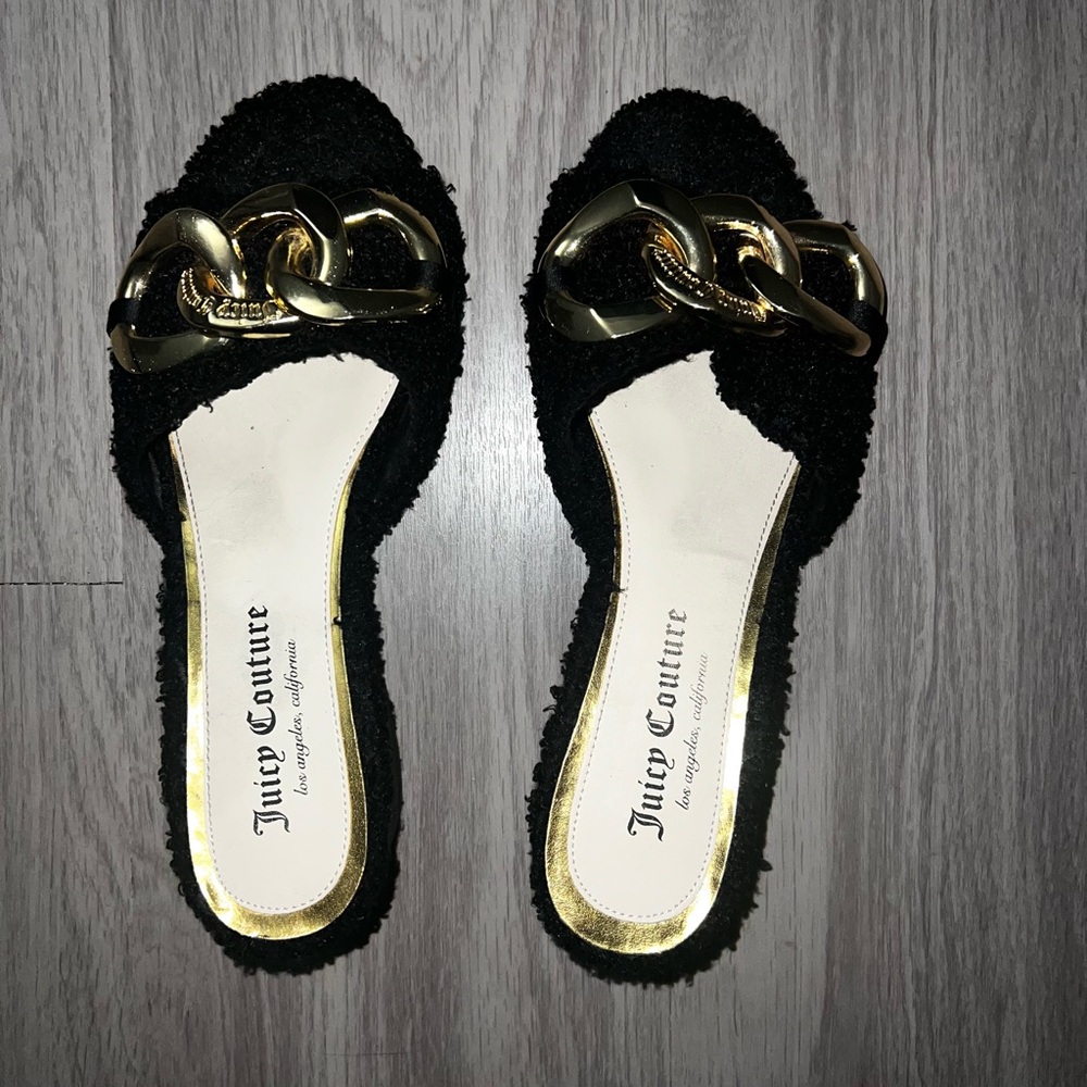 Juicy Couture Furry Slides